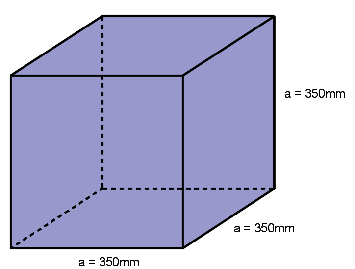 Volume of a Cube Example